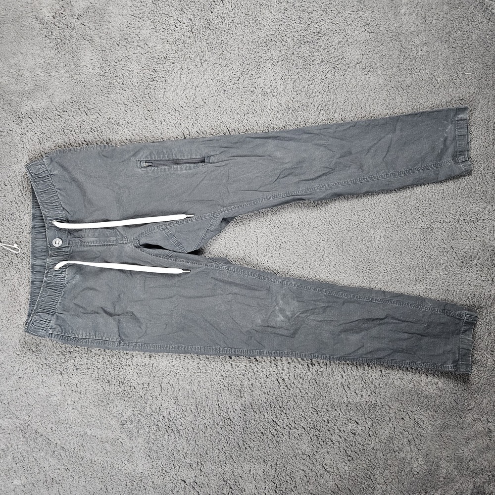 Vuori Ripstop Climber Pants Mens Medium Grey‎ Joggers Drawstring Elastic Jogger